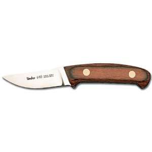 Linder Custom 440 Skinner Pakawood Handle 2 3/8 Stainless Blade 
