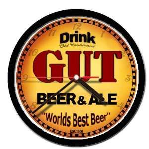 GUT beer and ale cerveza wall clock