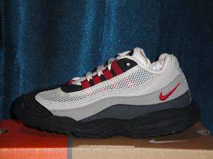 Nike Air Max 95 Toddler Sneakers Black Red Gray Sz 2  