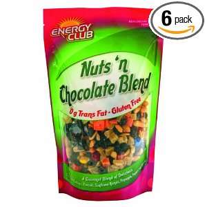 Energy Club Nuts n Chocolate Blend, 15.50 Ounce (Pack of 6)  