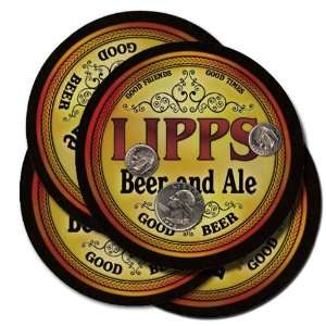  LIPPS Family Name Beer & Ale Coasters 