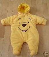 Disney Winnie the Pooh Infant Snowsuit 6/9 mos  