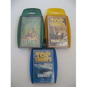  Top Trumps   Scary Pack   3 pack with Bugs, Predators and 