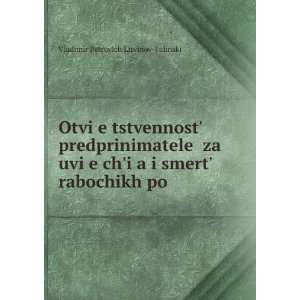   Russian language) Vladimir Petrovich Litvinov FalinskÄ«Ä­ Books