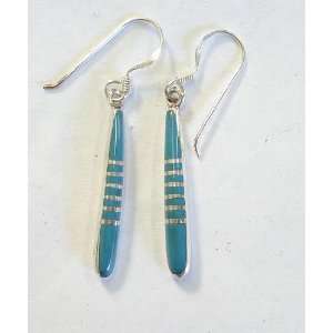  Native American Indian Kingman Turquoise Sterling Silver 