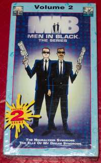 MIB MEN IN BLACK Series Vol. 2 VHS 2 episodes SEALED  