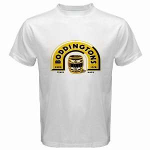  Boddingtons English Pub Ale Logo New White T Shirt Size 