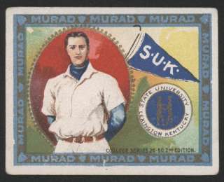 1910s Murad T51 College Series Card   Kentucky Baseball  