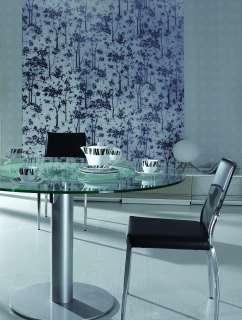 50 Modern Collection Round Glass Top Dining Table  