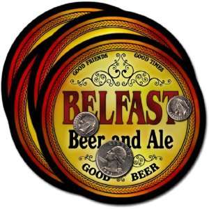  Belfast, NY Beer & Ale Coasters   4pk 