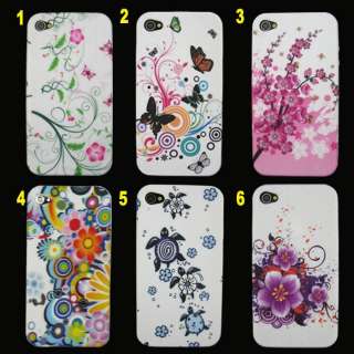  Blossom Soft Silicone Silicon Case Cover Skin for iPhone 4 4G 4GS 4S