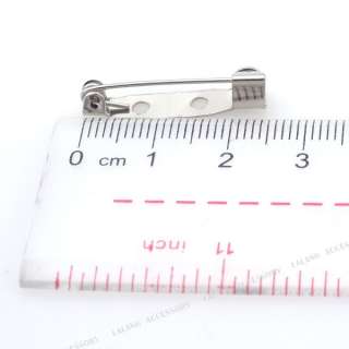 100x Safety Catch Back Bar Pin Brooch Findings 160174  