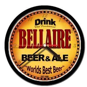  BELLAIRE beer and ale cerveza wall clock 