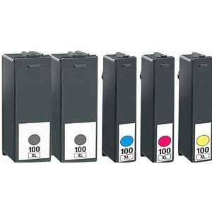  5 LEXMARK 100 XL 100XL Ink Cartridge For S305 S405 S505 