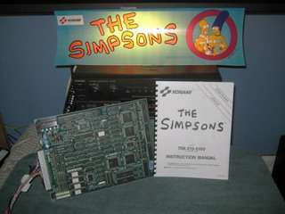 The Simpsons Jamma Arcade Pcb Tested Working 100%  