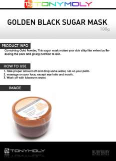 TONYMOLY] TONY MOLY Golden Black Sugar Mask 100g  