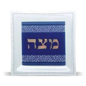  28CM Matzah plate in glass 