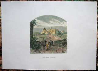 1860 Messmer print KING DAVIDS TOMB, JERUSALEM  