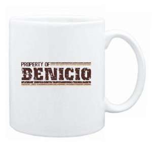  New  Property Of Benicio Retro  Mug Name