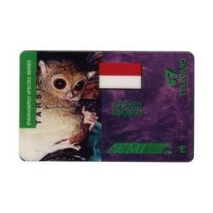 Collectible Phone Card $7. Tarsier (Miniature Primate) Endangered 