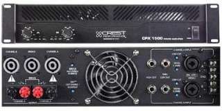CREST AUDIO CPX1500 DJ Power Amplifier Dual Power Amps  