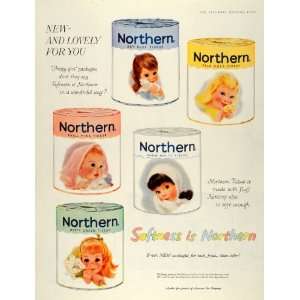  1959 Ad American Can Company Northern Color Toilet Paper 
