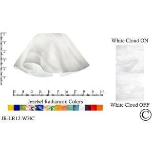  Jezebel Radiance® Small Lily White Cloud Glass Pendant/Ceiling 