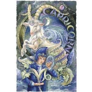    Capricorn Zodiac Print By Artist Jody Bergsma 