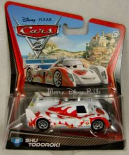 Disney Pixar CARS 2 Shu Todoroki #22 Diecast NEW 155 Die Cast 