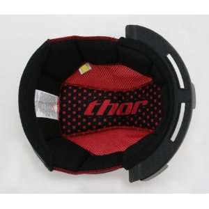  Thor Helmet Liner , Color Black/Red, Size Sm 0134 1014 