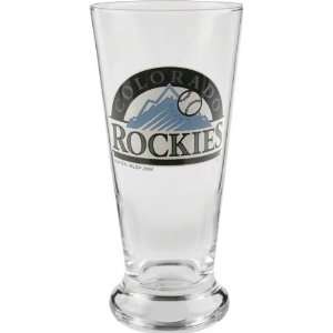  Colorado Rockies 3D Logo Pilsner Glass Glass Sports 