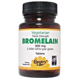  Bromelain (Triple Strength) 500mg 30 Tablets Health 