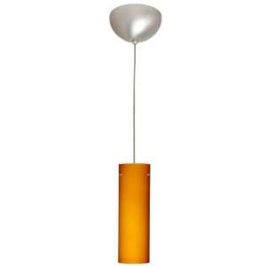 Besa Lighting Copa Armagnac Glossy Satin Nickel Mini Pendant