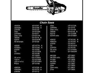 Vintage pioneer chain saw service repair manual  