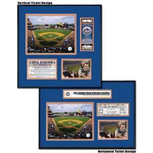  New York Mets   Shea Stadium   Ticket Frame Sports 
