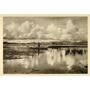  1935 Lake Titicaca Boatman Bolivia Peru Photogravure 