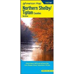   Shelby And Tipton Counties Tennesse Pocket Map
