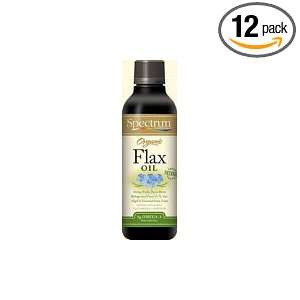  Organic Flax Oil 12 x 8 oz. Bottles (1 Case) Health 