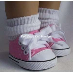  New Pink Tennis Doll Shoes fit American Girl Dolls Toys 