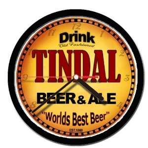  TINDAL beer and ale cerveza wall clock 