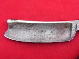 Antique Wade & Butcher FOR BARBERS ONLY Chopper Straight Razor 
