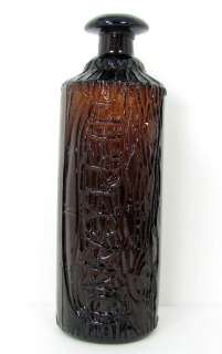 Antique TIPPECANOE Bottle H.H.Warner Rochester NY Bitters Amber 