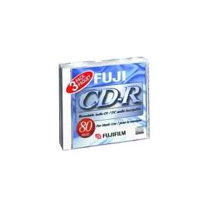  Fuji 3 Pack 80 Minute CD R Discs (CDR803PK) Electronics