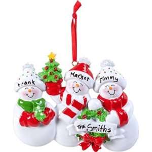  Snow Family Personalized Ornaments
