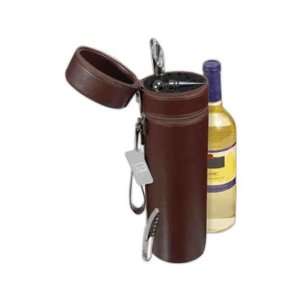  Sommelier   Leather wine traveler with corkscrew, wine 