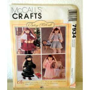  McCalls Crafts 7934 Doll Clothes for 18 Doll Betsy McCall 