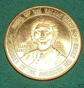 Hagerstown Commemorative Coin. Clara Barton. 1962  