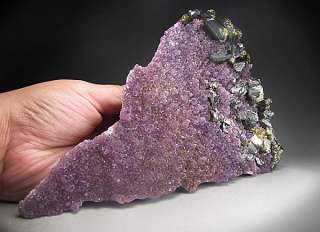 Sphalerite and Amethyst, Creede, Colorado  