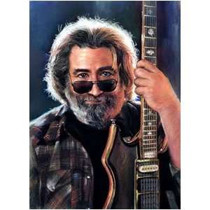  Jerry Garcia (With Guitar) Music Poster Print   11 X 17 