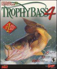 Field & Stream Trophy Bass 4 PC CD fish 15 lakes games  